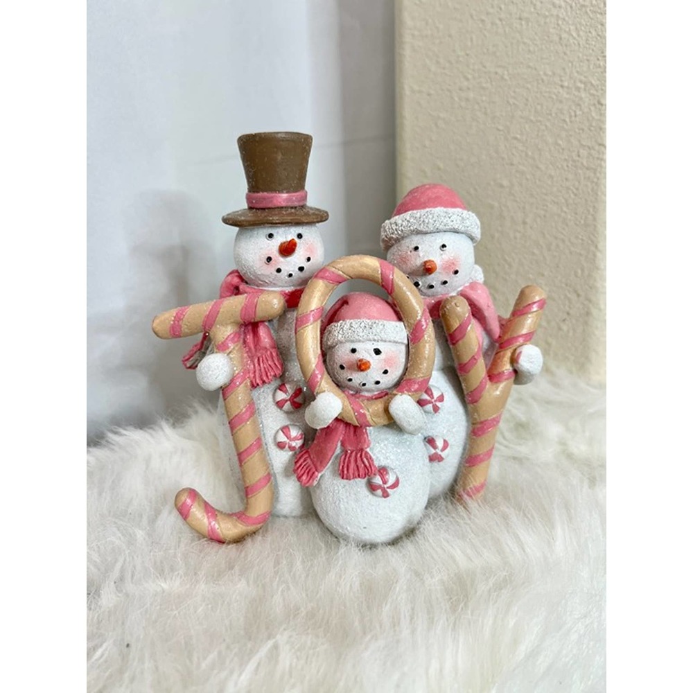 8" Joy Snowman family